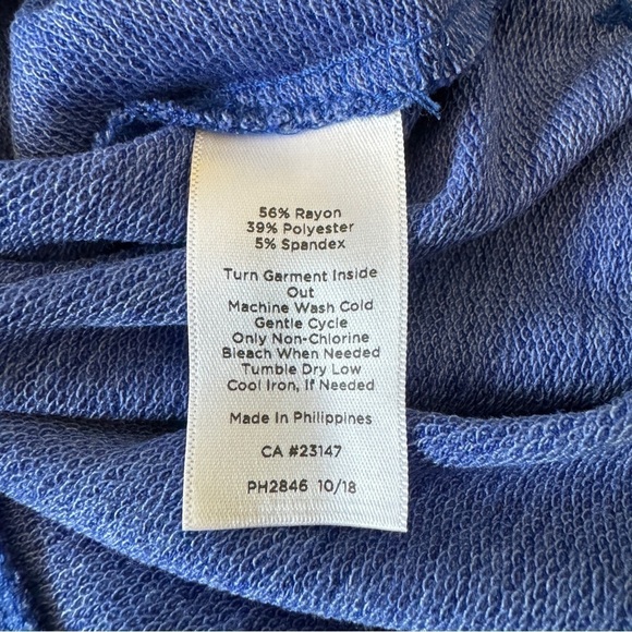 T by Talbots XS UPF 50+ Blue Stripe Dress ~ Casual Travel Outdoor - Picture 7 of 7